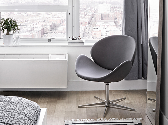 Ogi - modern grey armchair Sydney